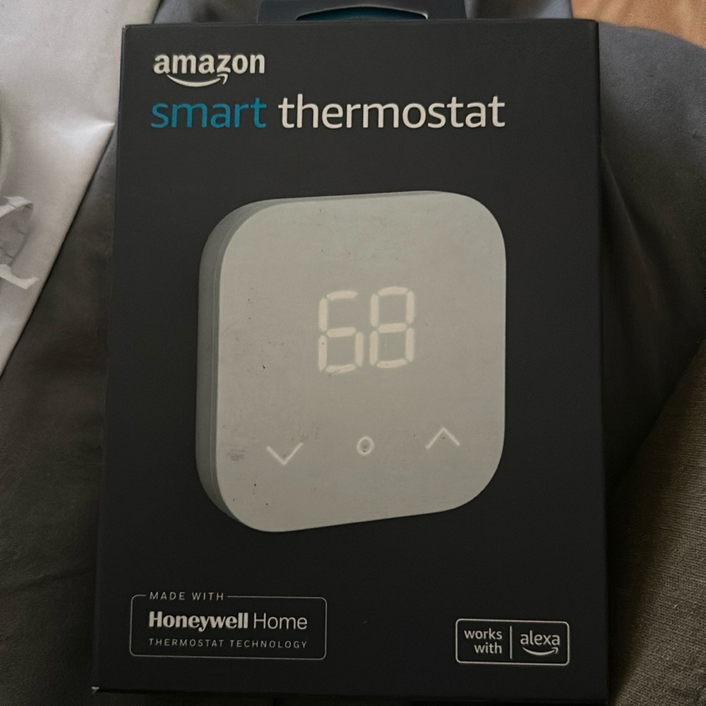 Smart thermostat by Amazon and Honeywell home